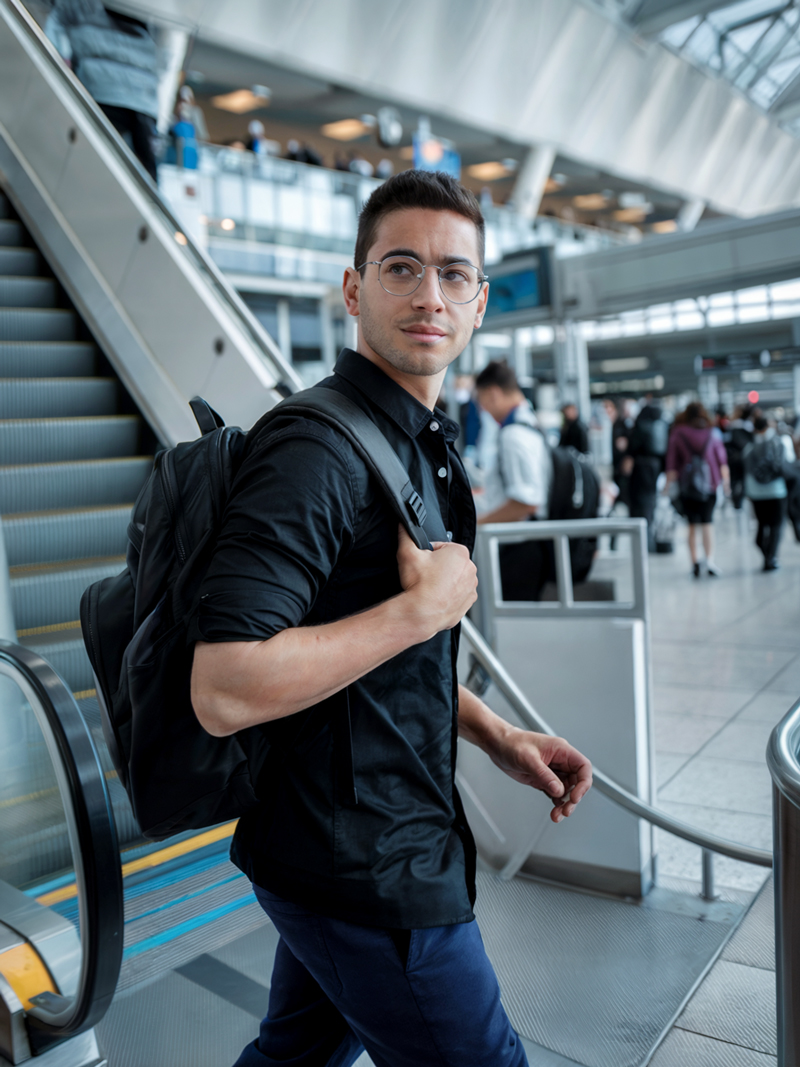 Business Traveler at Airport | Executive Concierge Travel Assistance