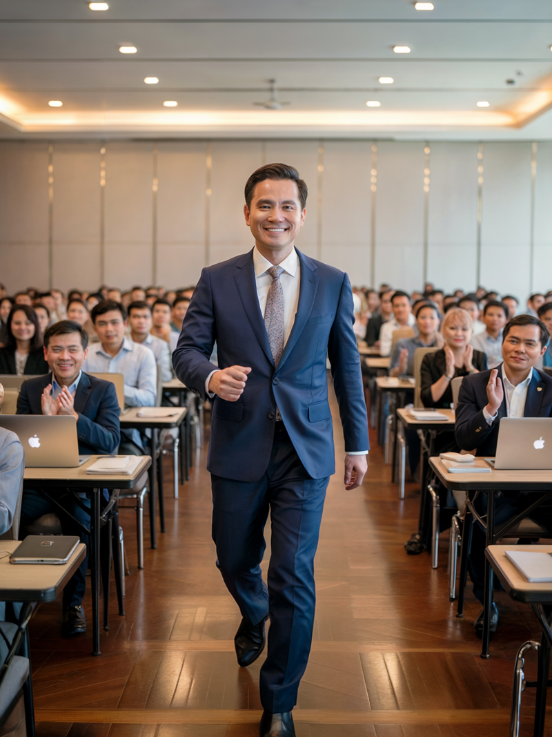 Business Executive at Conference | Corporate Event Transportation